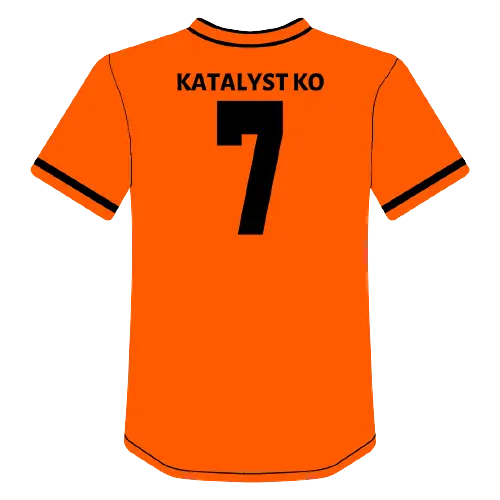 Katalyst Ko does custom Embroidery including for sports teams, schools, churches, and more