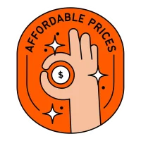 icon for affordable cheap pricing for DTF printing, screen printing, embroidery, and promotional products